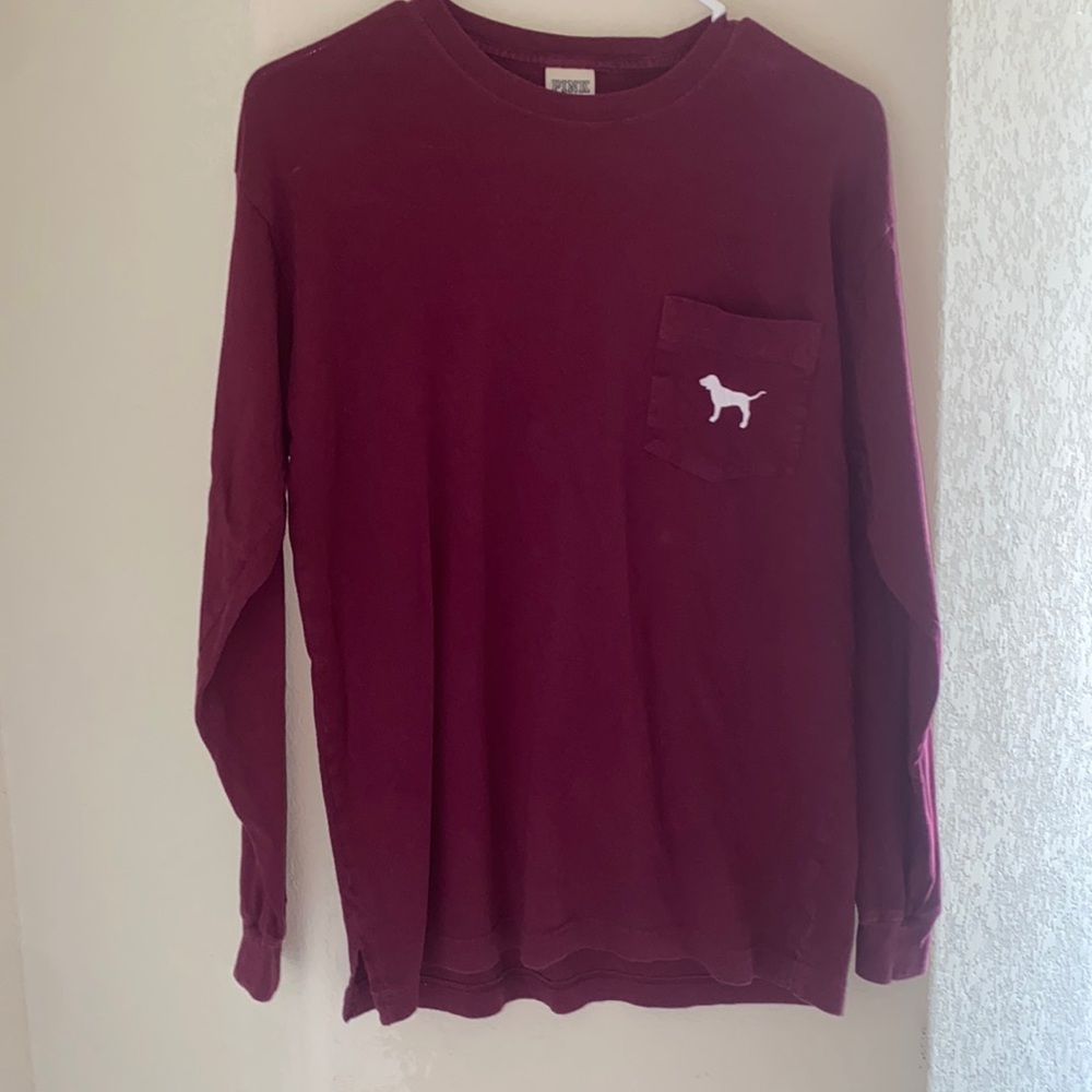 Pink vs long sleeve size xsmall
